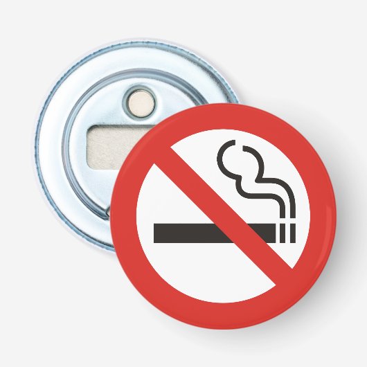 Geen opening voor rokerflesje button flesopener (Voorkant)