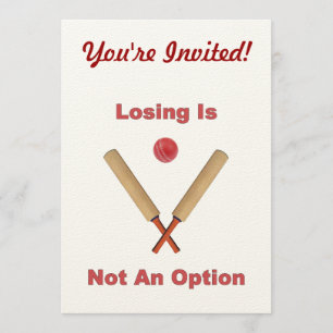 Geen optionele cricket kaart