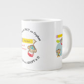 Geen orphan, neem alsjeblieft geen aap lezer aan extra grote beker (Voorkant rechts)