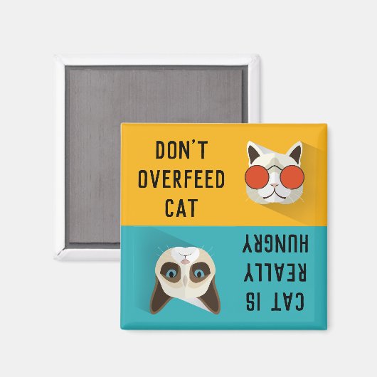 Geen overlevingsduur voor CAT Cat Feeding Time Magneet (Voorkant / Achterkant)