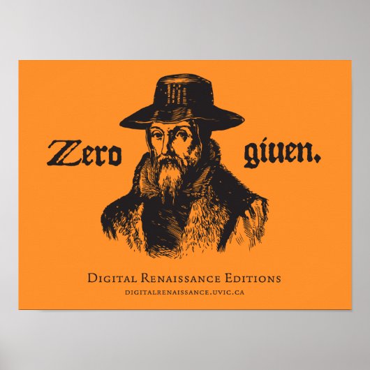 Geen oxe gegeven poster (Voorkant)