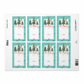 Geen paardenstaartje met kerst etiket (Full Sheet)