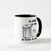 Geen paddenstoel mok (Voorkant rechts)