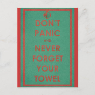 Geen panic Funny Design Briefkaart