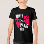 Geen paniek bij het gamen Tri-Blend shirt (Voorkant)