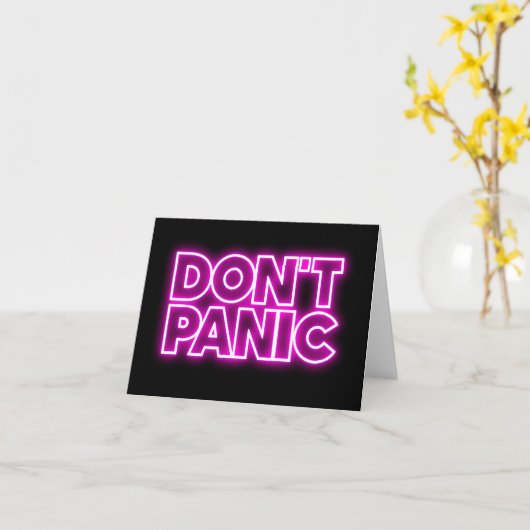 Geen paniek kaart