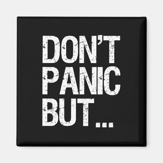 Geen paniek magneet (Voorkant)