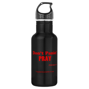 Geen paniek! Pray Waterfles