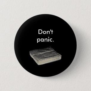 Geen paniek ronde button 5,7 cm