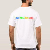 Geen paniek! shirt - kies stijl en kleur (Achterkant)
