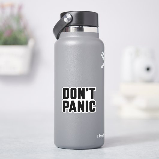 Geen paniek sticker (HydroFlask)