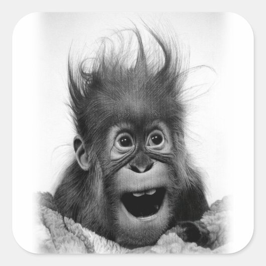 GEEN PANIEK! Vierkante Sticker (Voorkant)