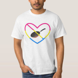 Geen pannen voor pannen t-shirt