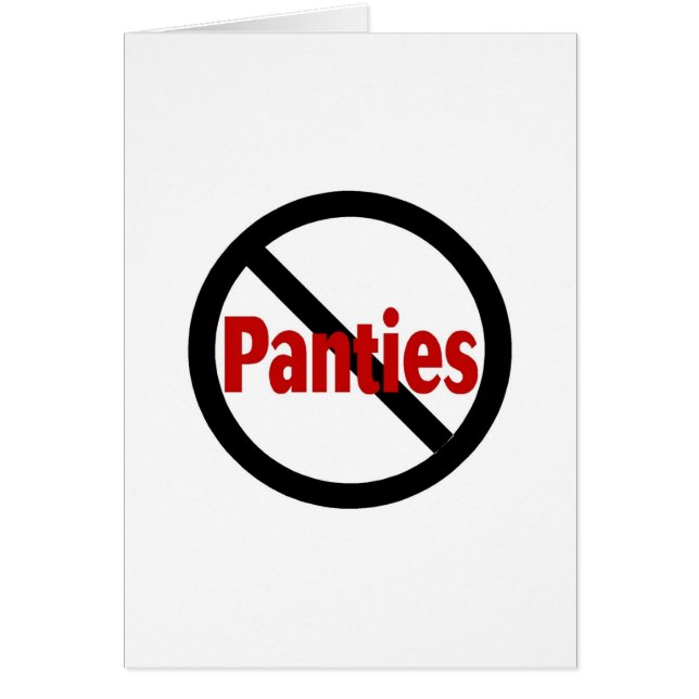Geen panties (Voorkant)