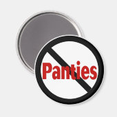 Geen panties magneet (Voorkant / Achterkant)