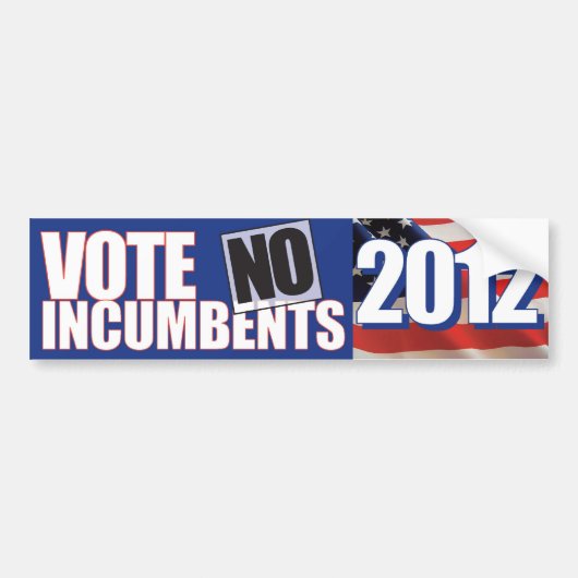 Geen paraplu's! Bumpersticker (Voorkant)