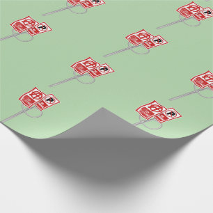 Geen parkeer anarchie bord cadeaupapier