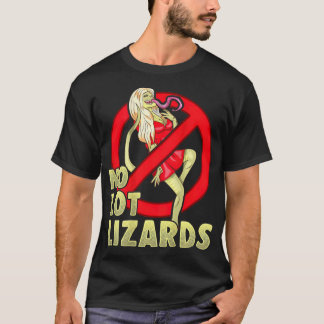 Geen partij lizards Mannen vrachtwagenchauffeur Pa T-shirt