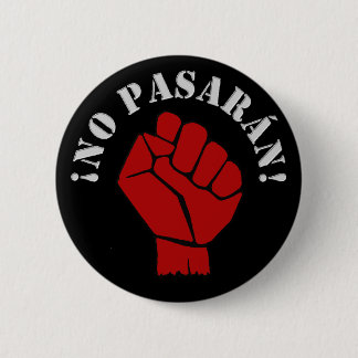 GEEN PASARAN RONDE BUTTON 5,7 CM