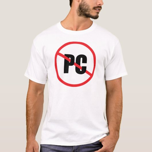 Geen pc t-shirt (Voorkant)