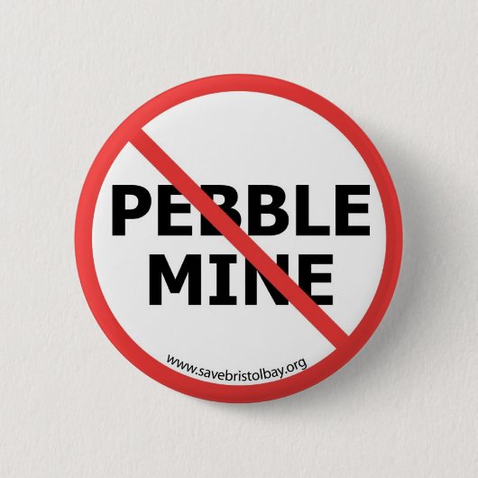 Geen Pebble Mine Button (Voorkant)