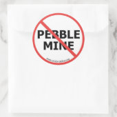 Geen Pebble Mine Sticker (Tas)