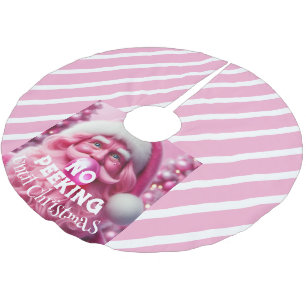 Geen Peking Pink Bubble Gum Santa Kerstboom Rok