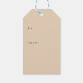 Geen peking tot 25 dec. Gift Label Cadeaulabel (Achterkant)