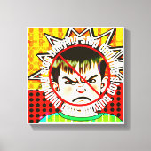 Geen pesterijen canvas afdruk (Voorkant)