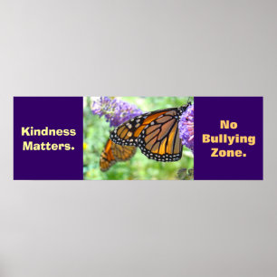 Geen pesterijen posters Scholen Kindness art Kinde