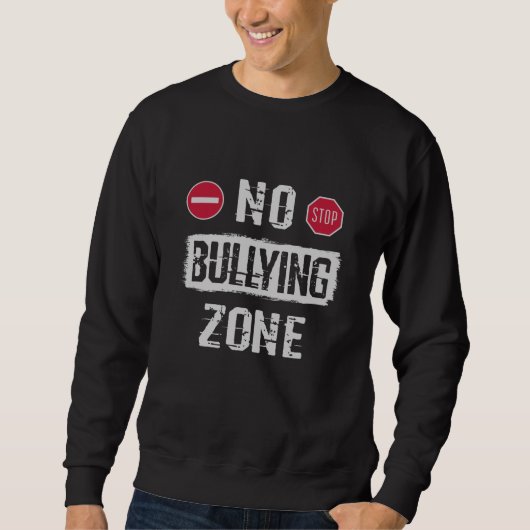 Geen pesterzone trui (Voorkant)