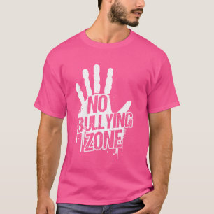 GEEN PESTZONE Anti-pesten Bewustzijn Nierheid N T-shirt