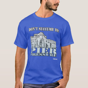 Geen pier Druk San Francisco Design T-shirt