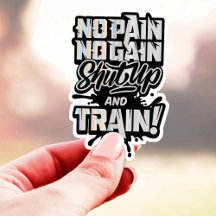 Geen pijn Geen Gain Gym Motivatie - Workout Fitnes