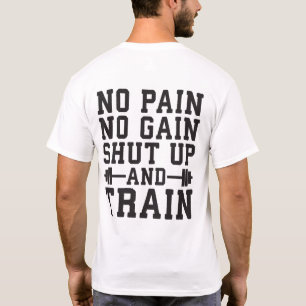 Geen pijn, geen pijn, geen kop en geen trein - Ins T-shirt