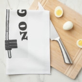 Geen pijn Geen pijn Gym Towel - Wit Theedoek (Quarter Fold)