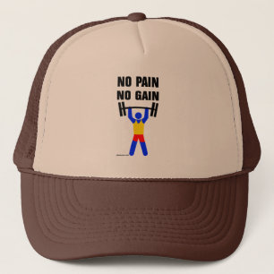 Geen pijn geen pijn trucker pet