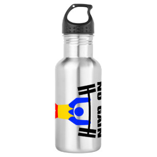 Geen pijn geen pijn waterfles