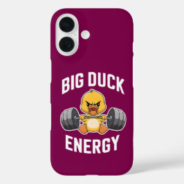 Geen pijn Geen winst Duck Design | Grappige fitnes iPhone 16 Hoesje