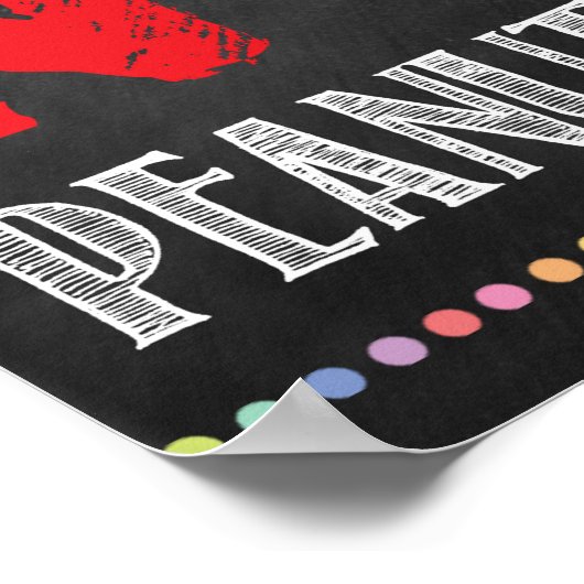 Geen pinda's toegestaan Poster in klaslokaal (Hoek)