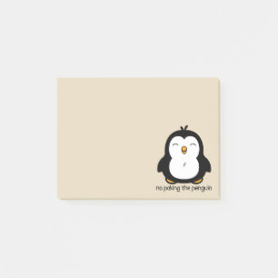 Geen pinguïn beige post-it® notes