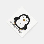 Geen pinguïn Humor Servet (Hoek)