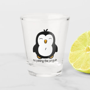 Geen pinguïn shot glas