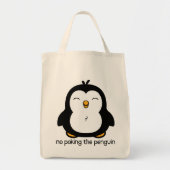 Geen pinguïn tote bag (Voorkant)