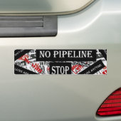 GEEN PIPELINE BUMPERSTICKER (Op auto)