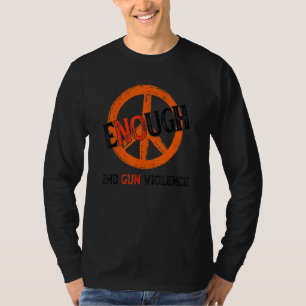 Geen Pistool Bewustmakingsdag Draag Sinaasappel ge T-shirt