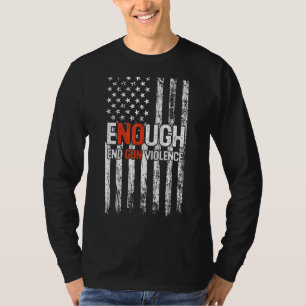 Geen Pistool Bewustmakingsdag Draag Sinaasappel ge T-shirt