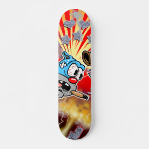 Geen Pity City Hip Hop Cartoon Skateboard Deck
