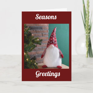 GEEN PLAATS ALS "GNOME" VOOR DE FEESTDAGEN KAART