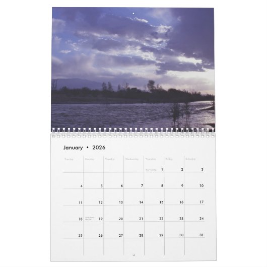 Geen plaats zoals Arizona Calendar Kalender (Jan 2026)